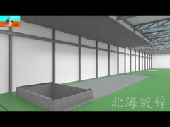 Przemysłowa automatyczna linia produkcyjna do cynkowania ogniowego Projekt pod klucz